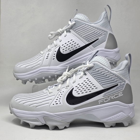 Nike Zoom Force Savage 3 Shark White Football Cleats FJ8163-105 Mens Size 12 New main image 4